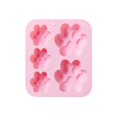 thumbnail image 1 of Molde para hornear de 5 agujeros, molde para pudín, artilugios para hornear, moldes fondant, material de silicona, rosa Feliz Sencillez, 1 of 5