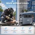 thumbnail image 3 of ABOK 3600W 3840Wh Solar Generator with 600W Solar Panels, LiFePO4 Portable Power Station for Home Backup, RV, Camping, Off-Grid & Power Outages (Ark3600+PV200+PV400), 3 of 12