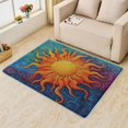 thumbnail image 2 of Celestial Rugs for Bedroom - Celestial Rug & Home Decor, Boho Burning Sun Rugs for Entryway, Washable Rugs, 3x5 Area Rug, Non Slip Soft Low Pile Indoor Door Mat, Aesthetic Carpet & Room Decorations, 2 of 7