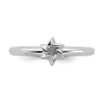 thumbnail image 4 of Solid 925 Sterling Silver Stackable Star of David Lucky Jewish Ring Eternity Band Size 7, 4 of 6