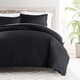 thumbnail image 2 of Black 3 Piece Duvet Cover Set King/California King, by Simply Soft, 2 of 8