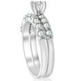 thumbnail image 2 of Pompeii 1 1/3 ct TDW Diamond Engagement Ring Wedding Set 14k White Gold (I/J,I2-I3), 2 of 3