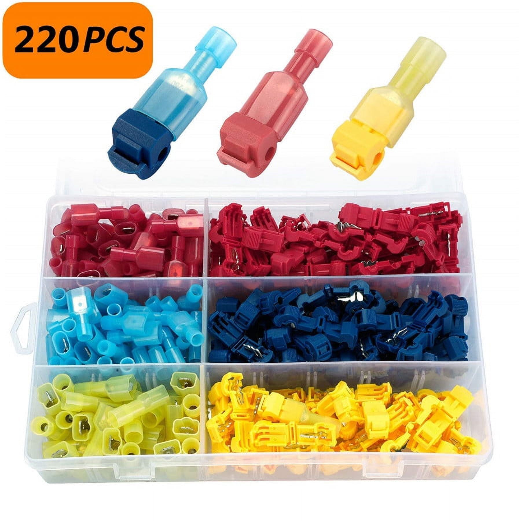 Zyutaosan Tap Into Any Wire With Ease – Self Stripping Electrical T Tap Connectors Will Tap Into Any Wire Without Needing To Cut, Strip Or Solder.
