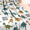 thumbnail image 3 of Dinosaur Pattern Blanket,Comfortable Soft Flannel Throw Blanket,All Season,Warm Lightweight Blankets for Sofa Bed Couch Living Room Chair,60"x80", 3 of 4
