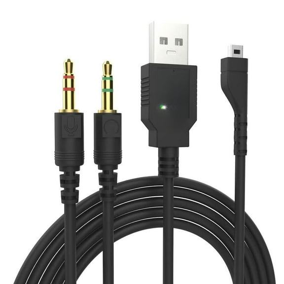FOR Replacement 3.5mm Headset Cord, 7 Audio Cable Wire Compatible with 5, 3, Pro Wire