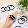 thumbnail image 3 of 20Pcs 2 Colors Rubber Band Bracelets Independence Day Theme Blue Line Red Line American Flag Silicone Bracelets Wristbands Patriot Gifts for Men Women Parties Training Sports Teams, 3 of 6