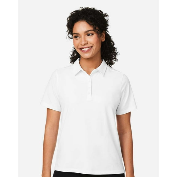 Devon & Jones DG120W Women's Raleigh Stretch Polo-White-2XL