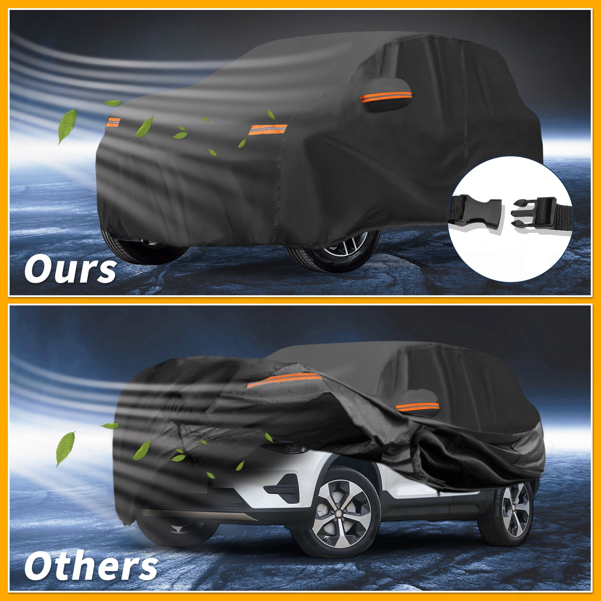 Unique Bargains Durable Waterproof Car Cover Black ["for Volvo XC40"]