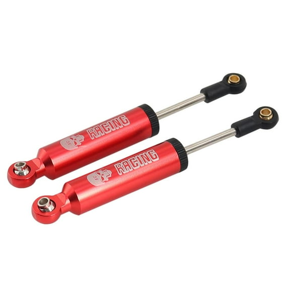 Aluminum RC Shock Absorber 100mm for RC Car SCX10 RC Car Truck - Red, 90mm
