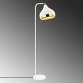 thumbnail image 4 of Elegant Glam Floor Lamp, White & Gold, 47.2 x 6.7 inches | Sturdy Metal Body, E27 Socket, 40W Max | 78.7-inch Cable with On/Off Switch, 4 of 5