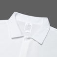 thumbnail image 7 of qelini Short Sleeve Shirts for Men Big and Tall Short Sleeve Linen Button Down Top for Summer Daily Wear Collar Tee, 7 of 7