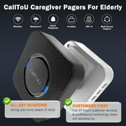 CallToU Caregiver Call Button with Pager Elderly Monitoring System Personal Alarm