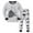 Grey, variant on Gubotare Holiday Pajamas for Kids Boys Girls Pajamas Toddler Kids Pjs Sets Cotton Chirldren Clothes Sleepwears (Orange,4-5 Years)