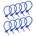 thumbnail image 1 of Multiusos Silicona Corbatas 7 Pulgadas, 30uds Reutilizables Pan Corbatas, Cable Corbatas, Pan Corbatas, Doméstico Giratoria Corbatas, Reutilizables Giratoria Corbatas (Oscuro Azul), 1 of 6