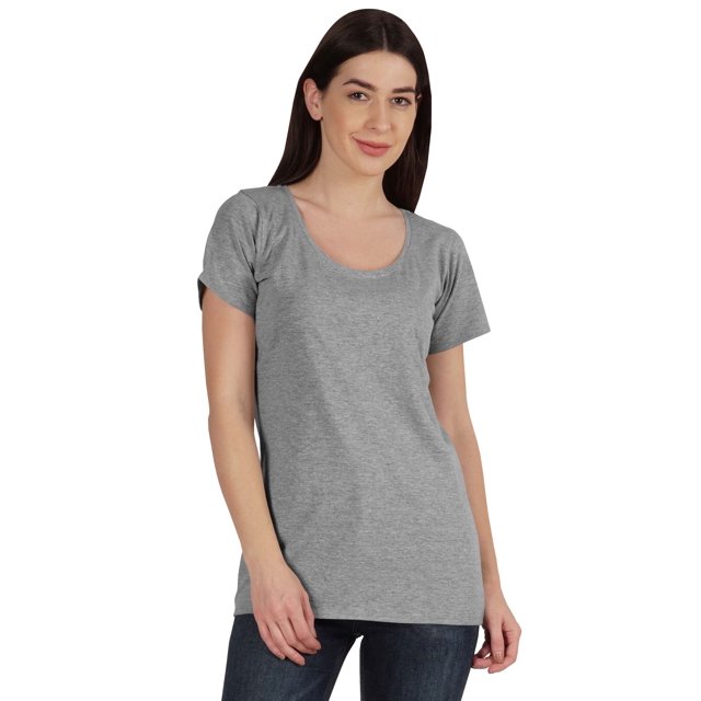 Inkmeso Inkmeso Womens Scoop-Neck T-shirt Short Sleeve Summer Basic Tee