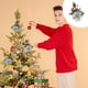thumbnail image 4 of Árbol de Navidad Decoraciones Agujas de Navidad, Frutas Rojas, Flores de Navidad, Colgantes de Árbol de Navidad, Cajas de Regalo de Navidad, Artesanías Decorativas Árbol de Navidad Rojo, 4 of 6