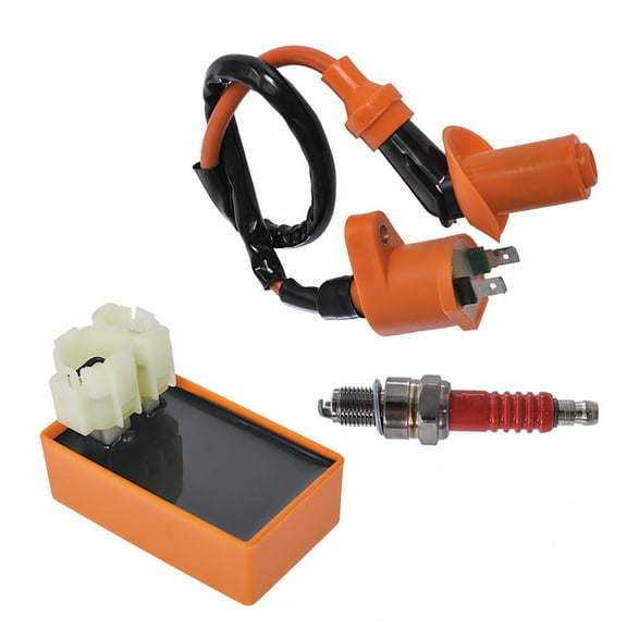 6 Pin Racing Ignition Coil Spark Plug CDI Box Fit for GY6 50cc 125cc 150cc Scooter