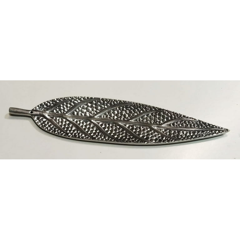 Better Homes & Gardens Metal Leaf Incense Ash Catcher Silver 3-Pack photo 3
