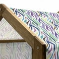 thumbnail image 5 of Abstract Pet House, Culture Motifs Oriental Influences Leopard Skin Pattern Colorful Design, Outdoor & Indoor Portable Dog Kennel with Pillow and Cover, 5 Sizes, Multicolor, by Ambesonne, 5 of 5