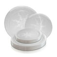 thumbnail image 2 of Smarty 9" Clear Floral Round Disposable Plastic Buffet Plates 240ct, 2 of 3