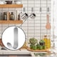 thumbnail image 4 of Organizador de pared multiusos shaofei gancho para colgar llaves ropa toallero estante de baño 6 piezas plástico gris, 4 of 5