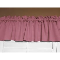 Solid Poplin Window Valance 58" Wide Rose Pink