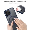 thumbnail image 4 of BENTOBEN iPhone 13 Pro Max Case Compatible with Mag-Safe 6.7" Tpu Magnetic Car Mount Support Dark Blue, 4 of 8
