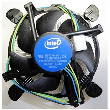 Intel E97379-001 Core i3/i5/i7 Socket 1150/1155/1156 4-Pin Connector CPU Cooler With Aluminum Heatsink and 3.5-Inch Fan For Desktop PC Computer