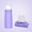 Light Purple, variant on 20.29oz Shock-Resistant Foldable Water Bottle - Made from Food-Grade Silicone, Double Lock Leak-Proof for Gym And Hiking | Fits in Cup Holders & Complies with Airport Security