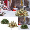 thumbnail image 5 of Holiday Planters, Pre-lit Planter Bushes Christmas Decorations, Faux Holiday Planter Filler Inserts, Christmas Pot Urn Filler Outdoor Front Porch, Artificial Christmas Urn Filler, 5 of 5