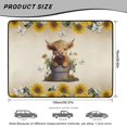 thumbnail image 7 of Jeiento Bucket Highland Cow Sunflower Car Cargo Mat Universal Fit Trunk Pad Western Farm Pattern For Road Trip Camping Daily Use, 7 of 7