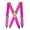 Pink, variant on Men's Industrial Strength Suspenders Partial Elastic Tradesperson's Suspenders 2 inch Wide Reflective Suspenders