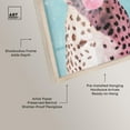 thumbnail image 4 of Pastel Cheetah Bubblegum Shadowbox Print Glam Wall Decor by Art Remedy, Blonde Frame, 20 x 30, 4 of 7