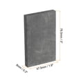thumbnail image 2 of Graphite Block Ingot Rectangle Graphite Electrode Plate 76.5x47.5x8mm for Melting Casting, Electrolysis, Pack of 2, 2 of 5