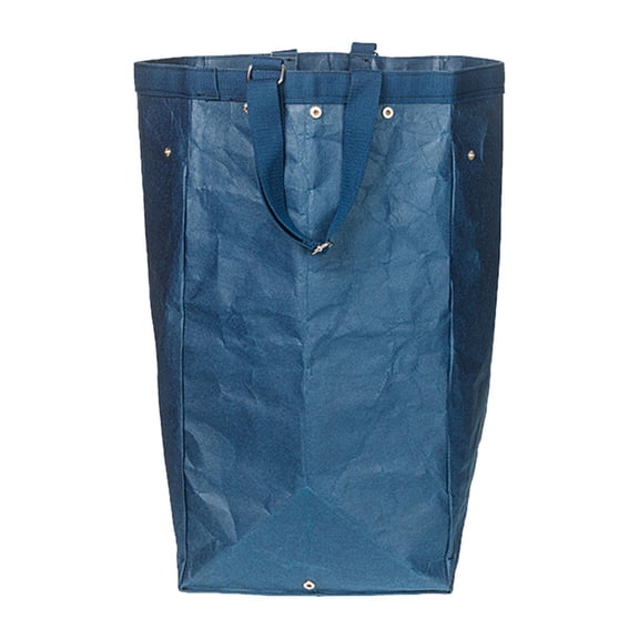 Fiocias Laundry Hamper Recycling Bag Multifunctional Space Saver Compact Laundry Basket Blue