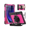 thumbnail image 1 of For Samsung Galaxy Tab S9 Ultra / S8 Ultra 14.6 inch Case with S Pen Holder Rugged Shockproof Protective Cover with Rotating Stand and & Shoulder Strap, Stylus Pen, 1 of 7