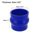 thumbnail image 3 of Unique Bargains 51mm 2' ID Straight Silicone Reducer Hose Coupler Intercooler Tube Red for Car Intercooler Intake Piping, 3 of 6