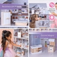 thumbnail image 3 of Kids House Casa de Muñecas de Madera con Muebles Ivonne, Casita de Juguete para Niñas con 15 Muebles y Accesorios, Hermosos Detalles, Amplia y Divertida, Ideal para Muñecas Pequeñas, 3 of 5