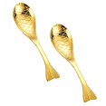 thumbnail image 4 of Creative Coffee Stirring Spoons 304 Stainless Steel Ergonomic Design Fish Shape For Daily Use 2Pcs, 4 of 5