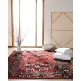 thumbnail image 3 of Alfombra Oriental Tradicional Persa No Desprendeble Sala de Estar Dormitorio Accent Area 3' x 3' Cuadrado Rojo / Multi Safavieh, 3 of 6