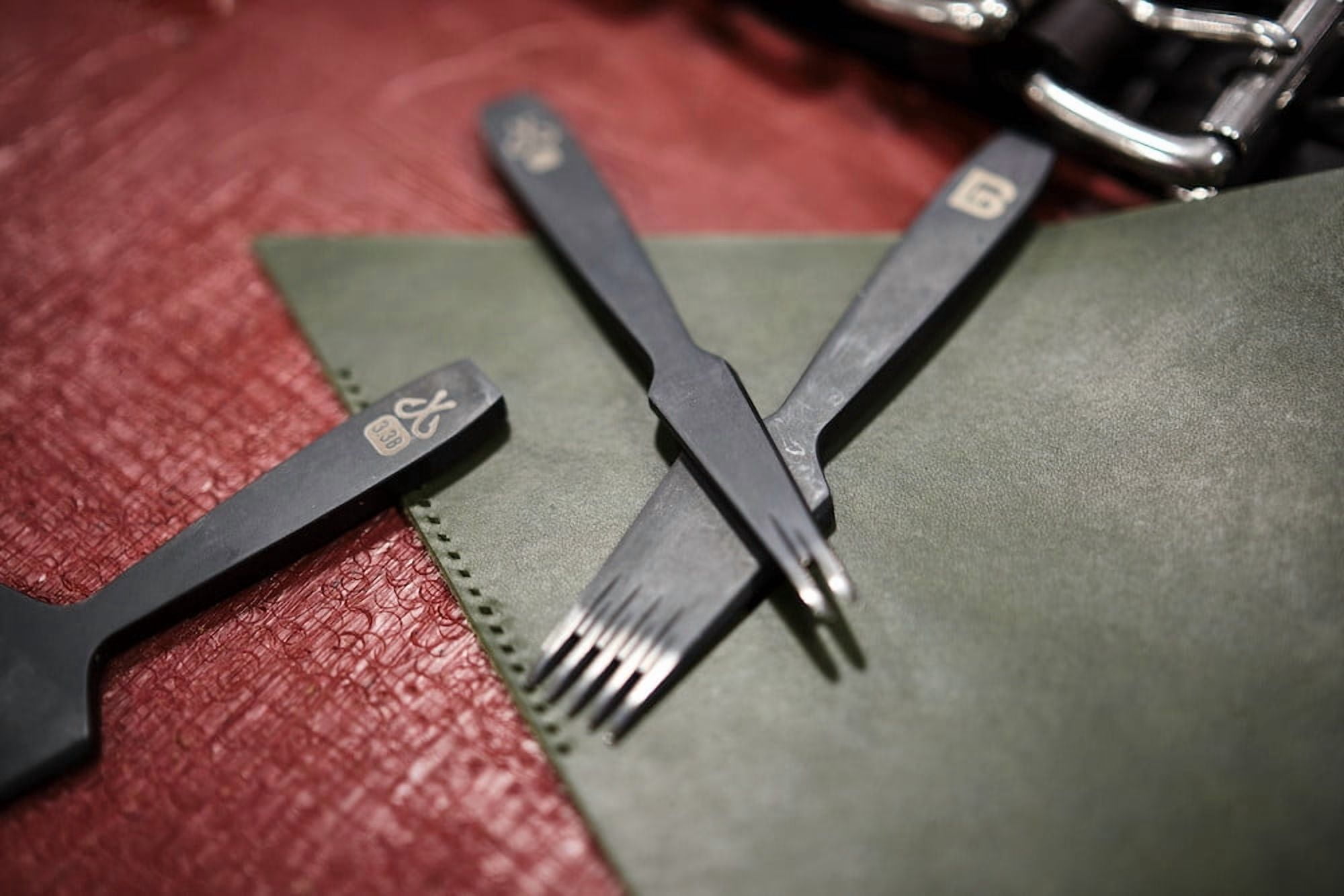 BG & Corter Pricking Irons, French/Flat Style, Multiple Sizes