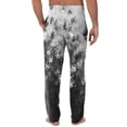 thumbnail image 5 of WTOBBY Men's Knitted Halloween Print Pocket Pants for Casual Lounge and Sleepwear,Soft Pajama Design with Spooky Theme, Great for Home Relaxation,Light Gray M, 5 of 8