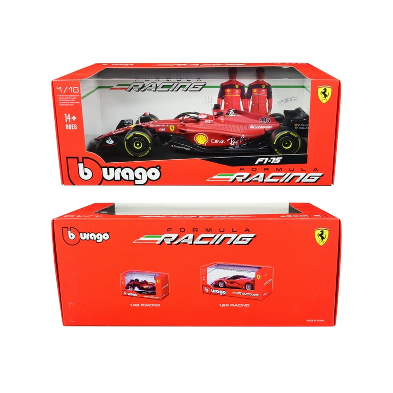 Ferrari F1-75 #16 Charles Leclerc Ferrari Racing Formula One F1 2022  Formula Racing Series 1/18 Diecast Model Car Bburago 16811CL