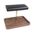 thumbnail image 1 of Soporte de Exhibición de Reloj Yuyangstore Cuero PU Base de Madera, 1 of 8