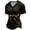 Germany-Black-2, variant on Women's Soccer Jersey T-Shirt Germany Letter Print Short Sleeve V-Neck Casual Top, Elegant Graphic Print Blouse for Everyday Wear,S