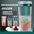 thumbnail image 1 of New Wireless Electric Blender Portable Juicer USB Rechargeable Fruit Mixer Cup Smoothie Maker 300ml Multi-function Machine, 1 of 6