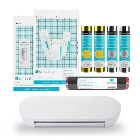 Silhouette Portrait 4 (White) Cutting Machine, Starter Bundle