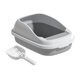 thumbnail image 3 of Caja de arena para gatos Yuyangstore Bandeja de arena semicerrada Gris, 3 of 8