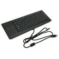 thumbnail image 1 of Industrial Keyboard USB Keyboard With Touchpad & X Scissor Foot, Wired Mechanical Keyboard For Industry Control, Food Service, Boat, Manufacturing, 1 of 8
