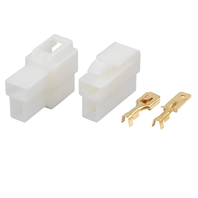 30 Conjuntos De Conectores De Cable Eléctrico De Coche Terminal De Carcasa De Cable Hembra Macho 6,3mm